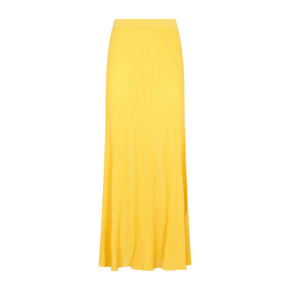 Yellow Wool Eula Skirt 1