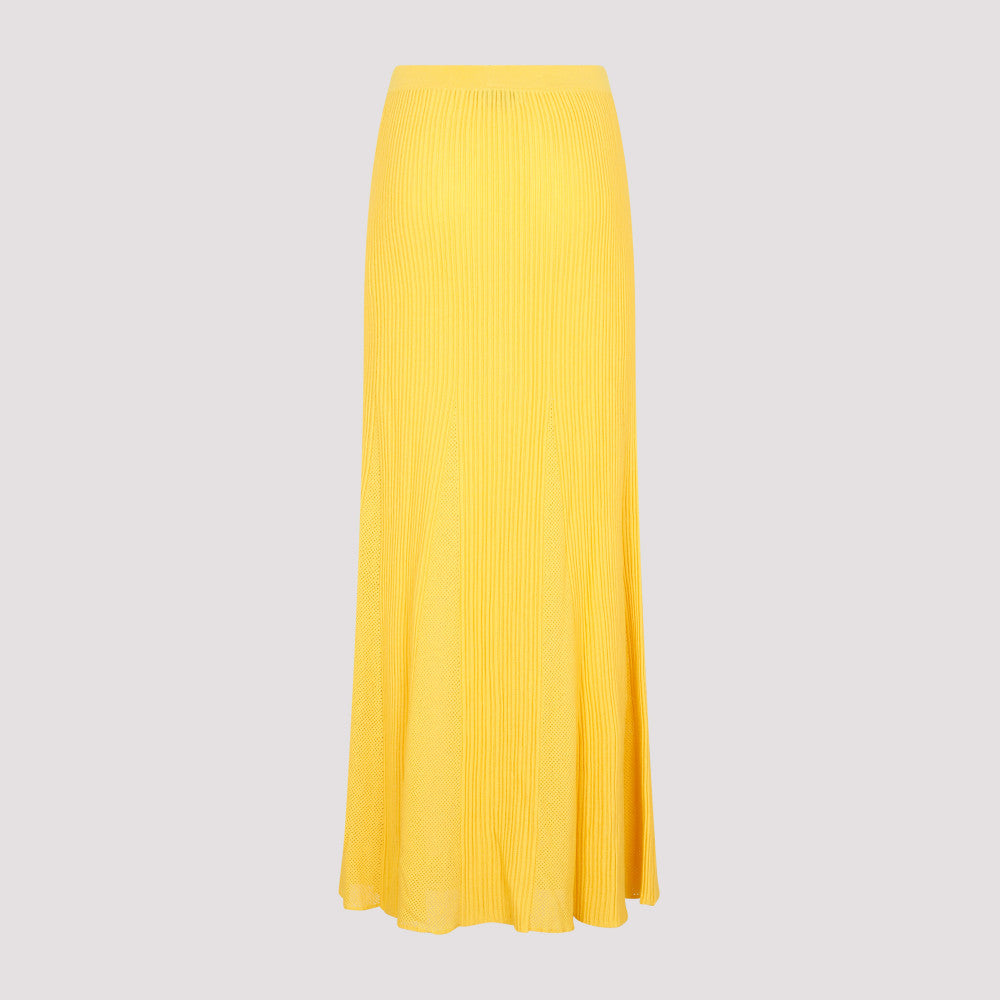 Yellow Wool Eula Skirt 4