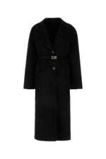 Black Single Breasted Coat 1