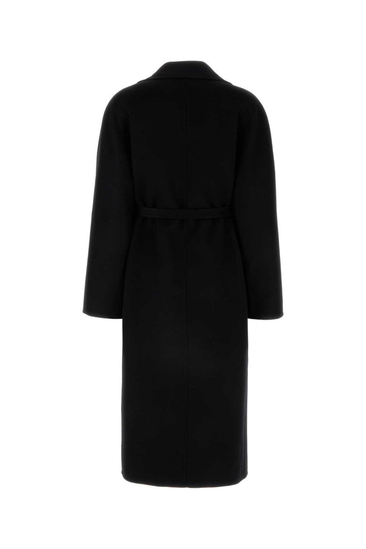 Black Single Breasted Coat 2