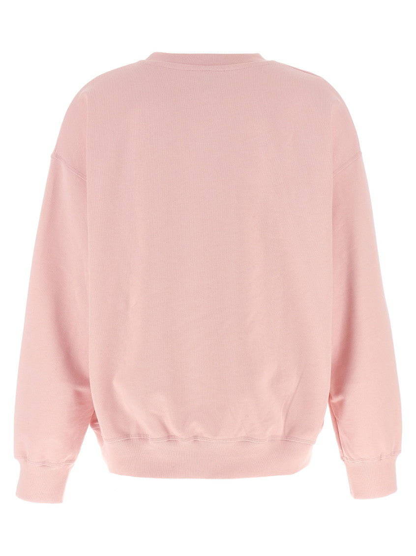Pink Crewneck Printed Sweatshirt 2