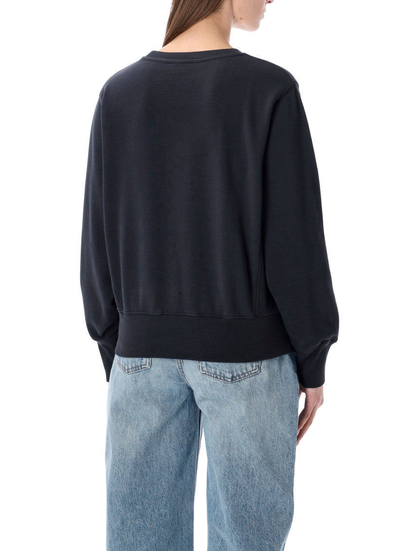 Black Crewneck Logo Sweatshirt 2