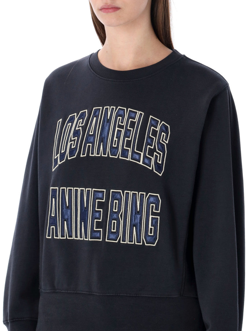 Black Crewneck Logo Sweatshirt 3