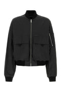 Black 80's Bomber Jacket 1