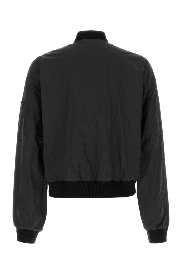 Black 80's Bomber Jacket 2
