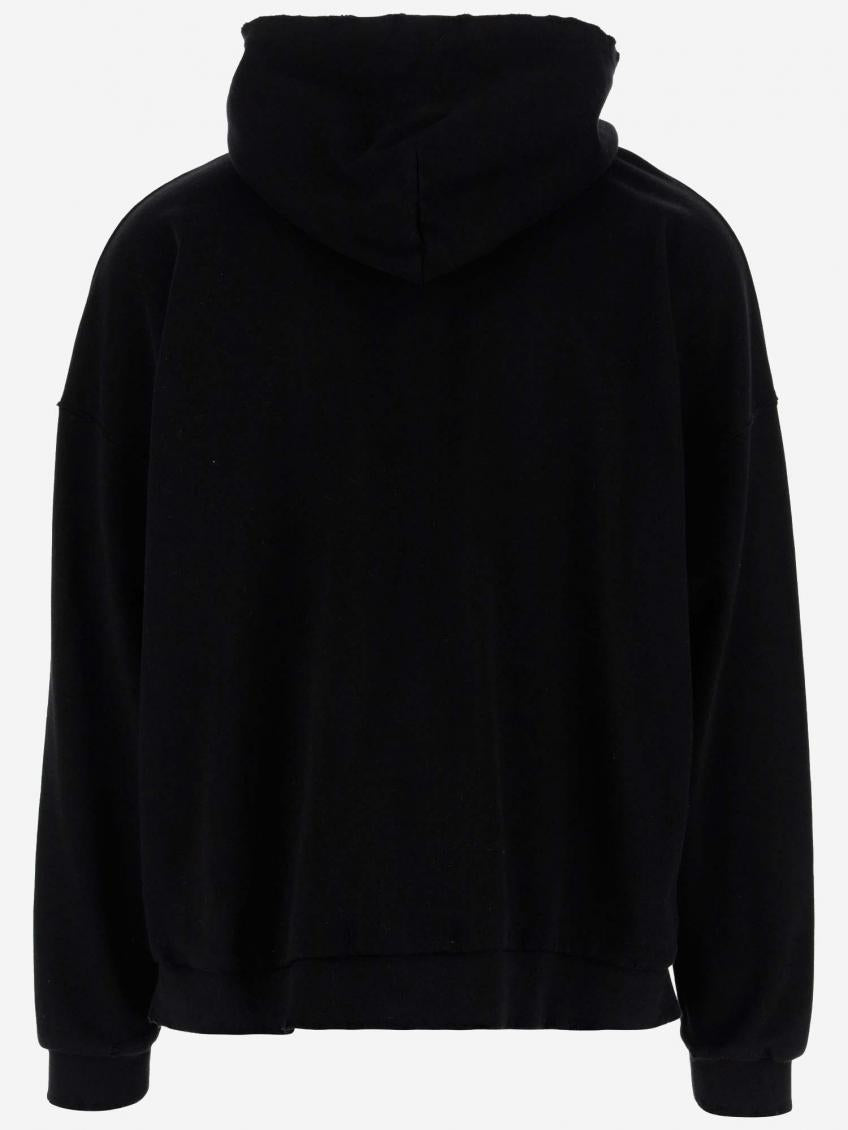 Black Monogram Logo Hoodie 2
