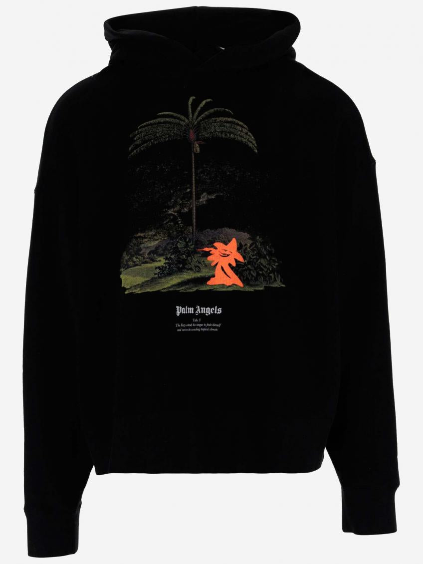 Black Print Hoodie 1