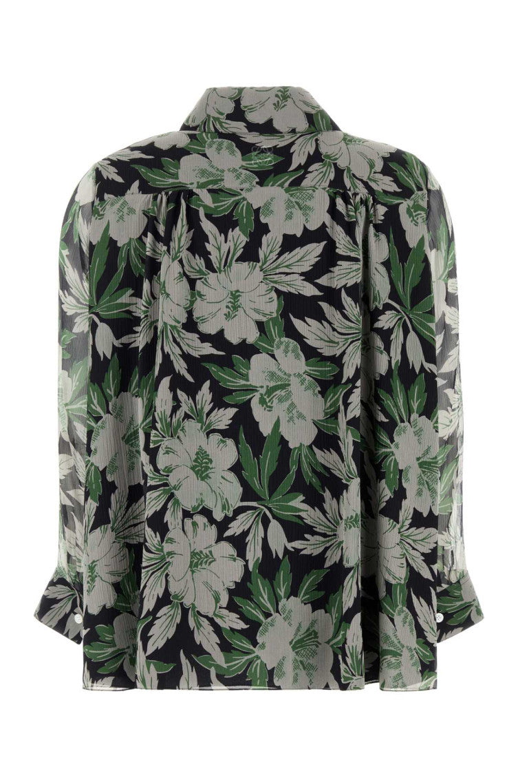 Multicolor Printed Silk Shirt 2