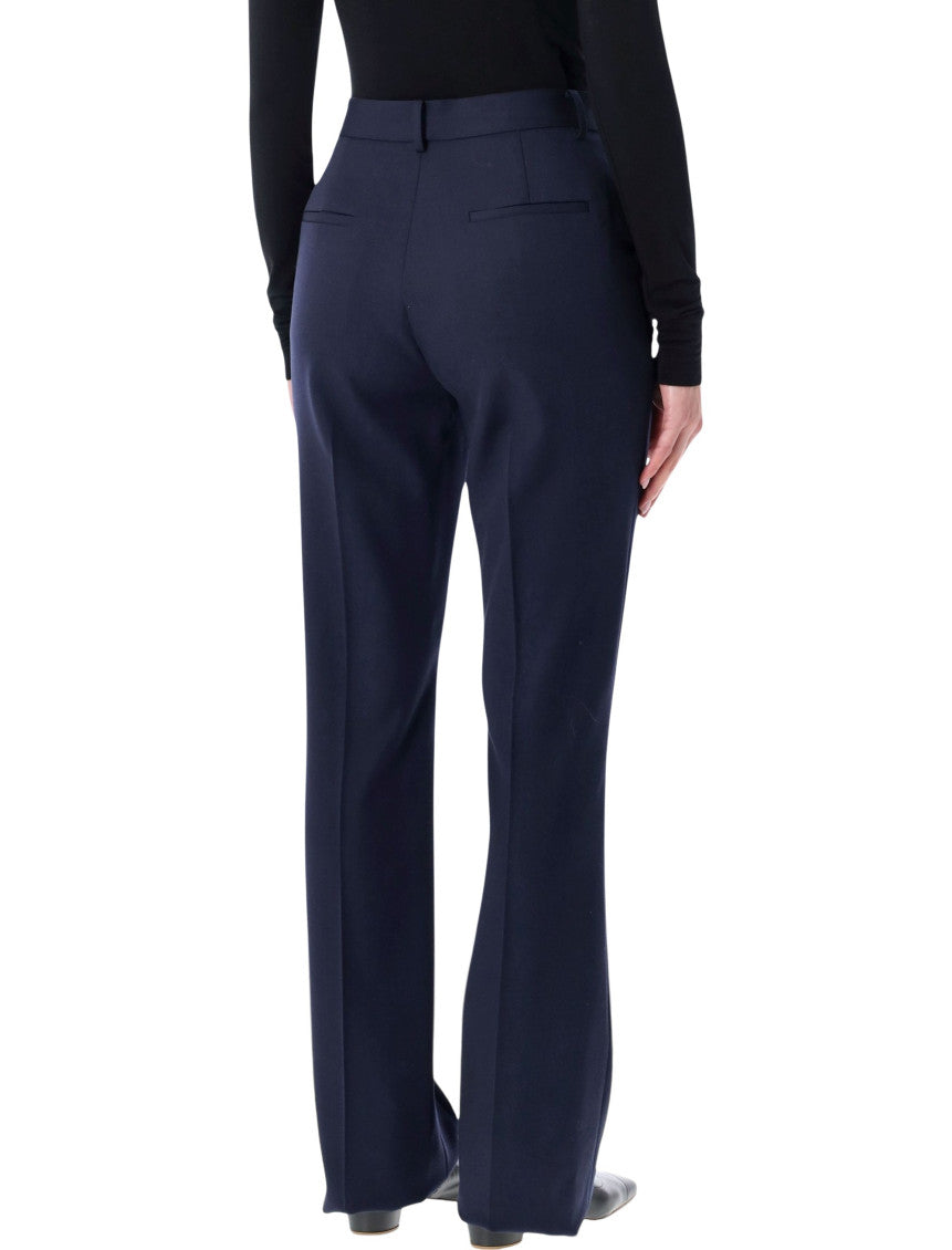 Navy Blue Straight Leg Trouser 2