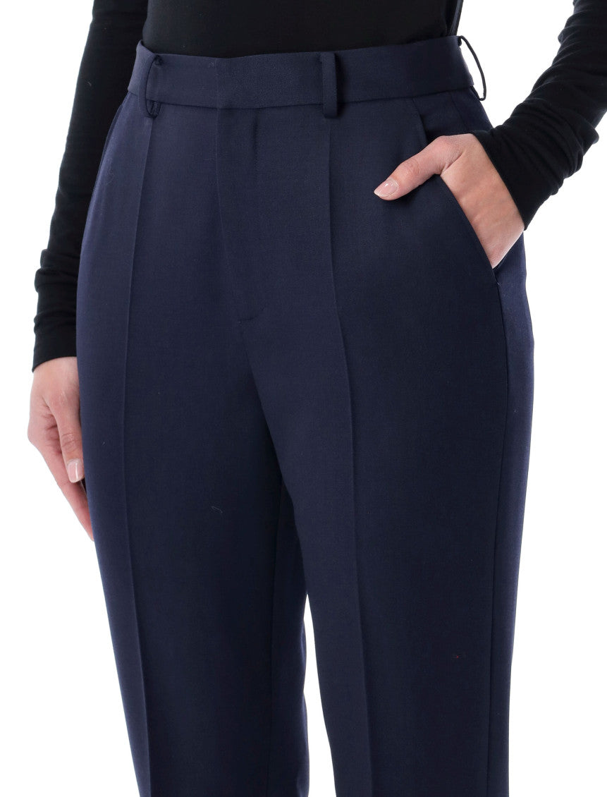 Navy Blue Straight Leg Trouser 3