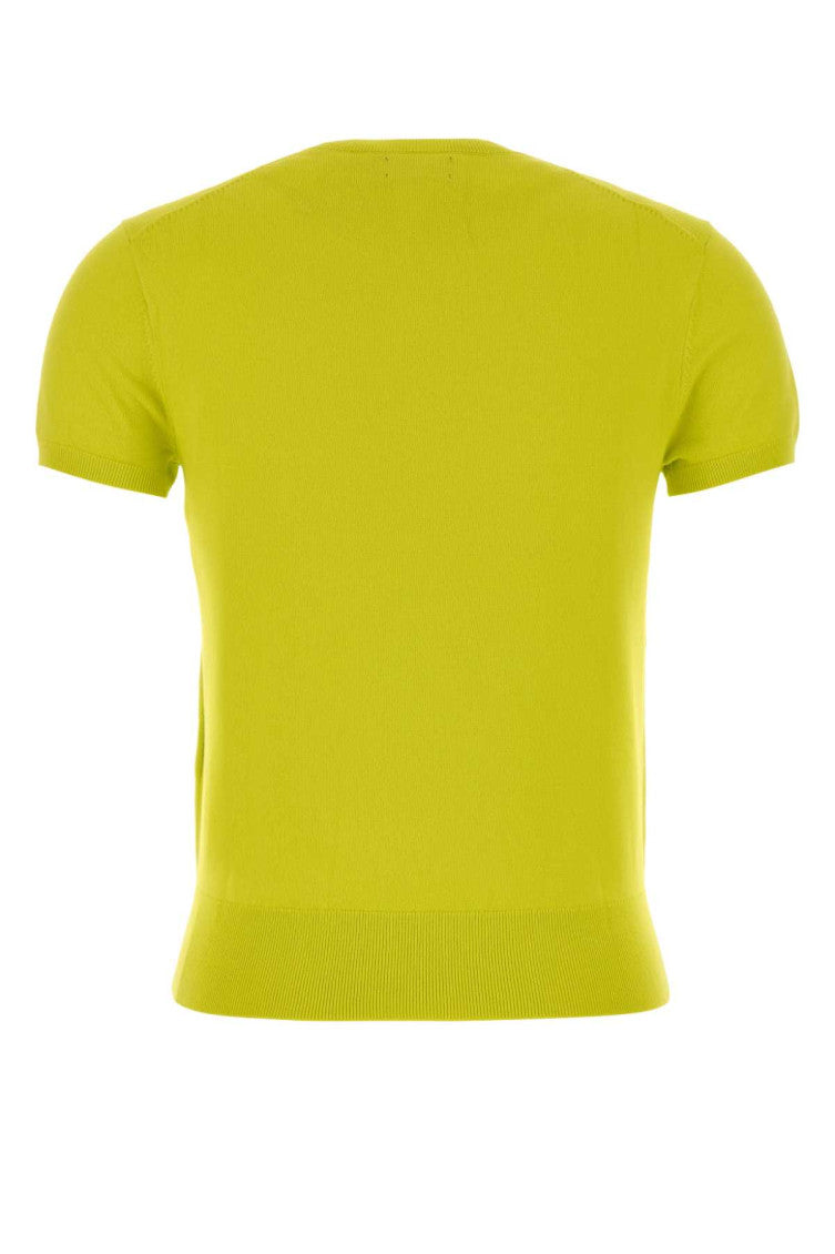 Yellow Crew Neck Logo T-Shirt 2