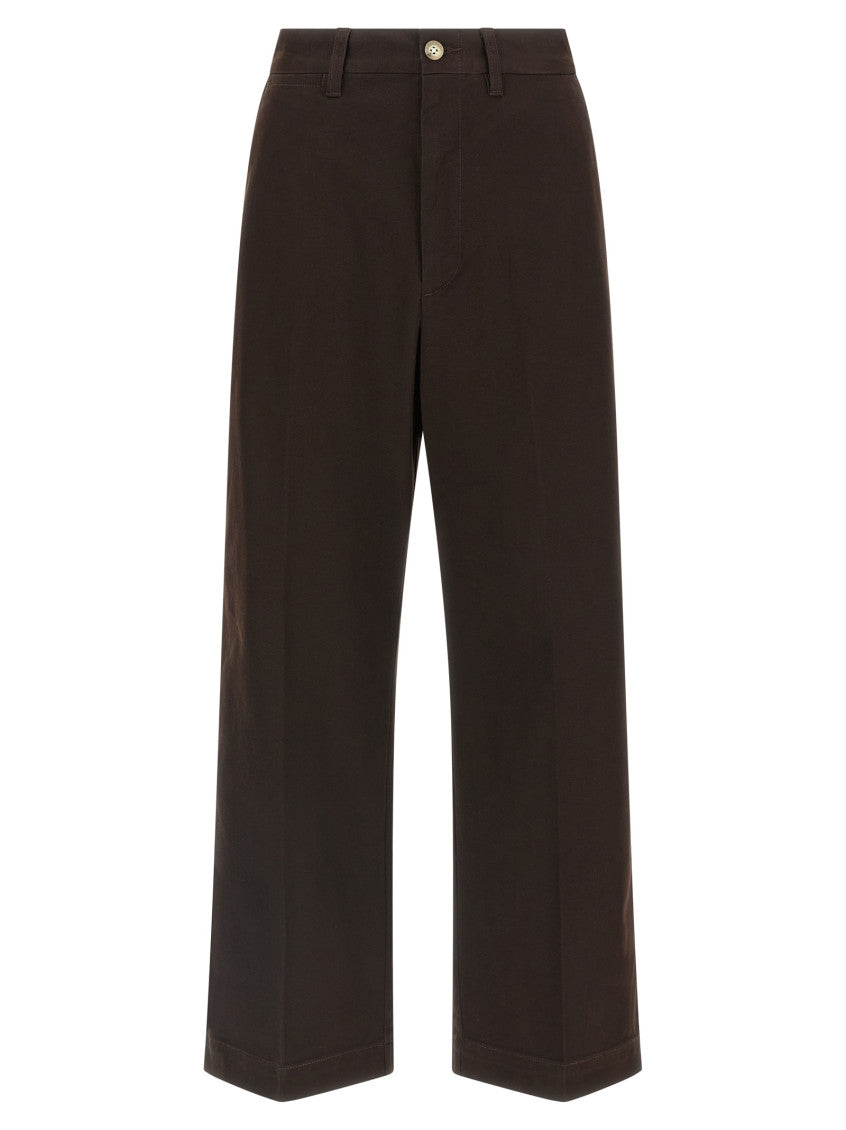 Brown Straight Fit Pant 1