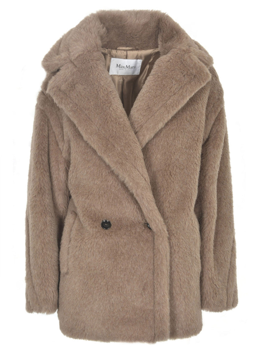Light Brown Alpaca Wool-blend Jacket 1