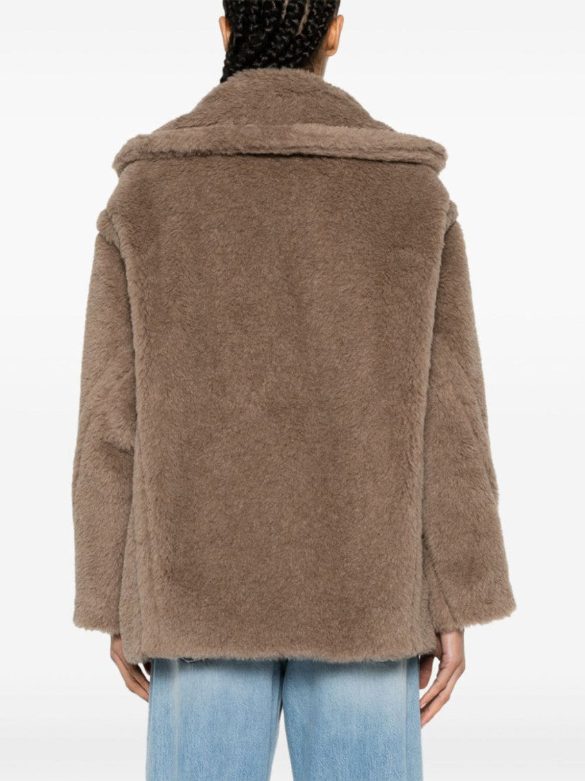 Light Brown Alpaca Wool-blend Jacket 4