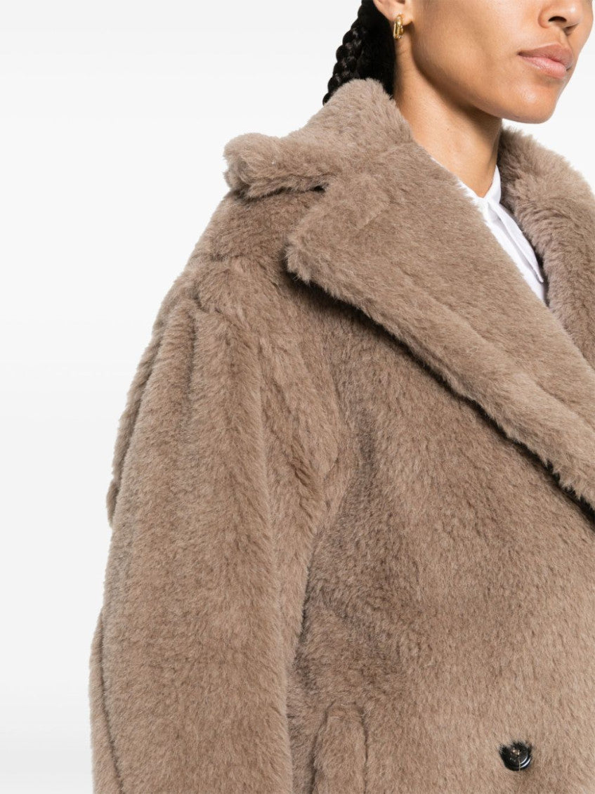 Light Brown Alpaca Wool-blend Jacket 6