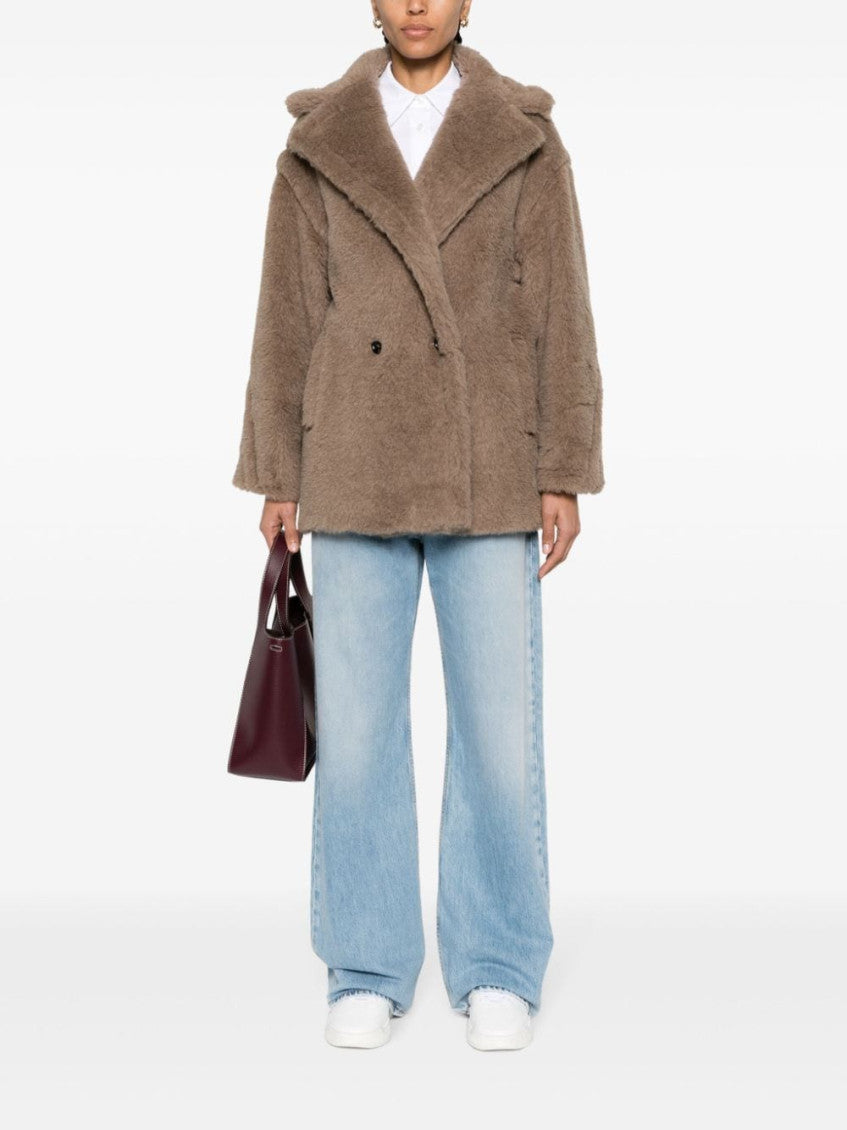 Light Brown Alpaca Wool-blend Jacket 7