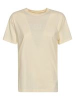 Beige Crew Neck T-shirt 1