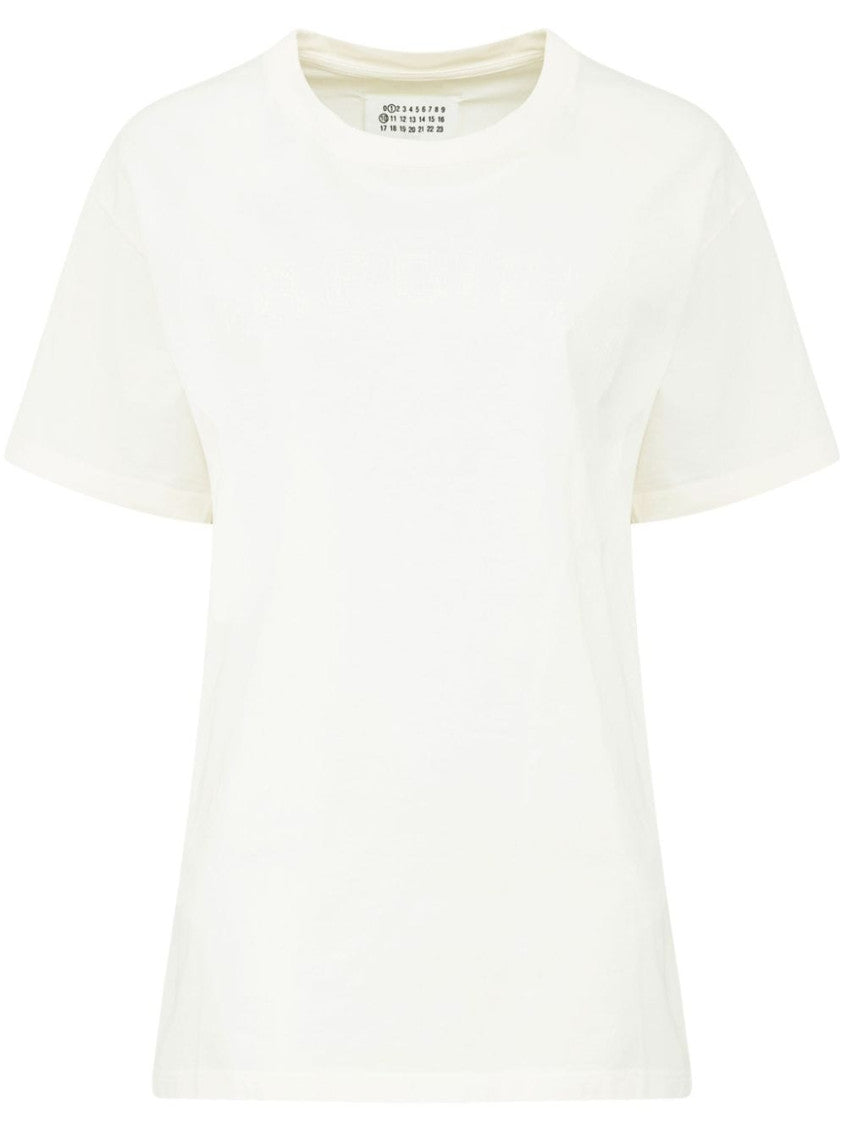 Beige Crew Neck T-shirt 2