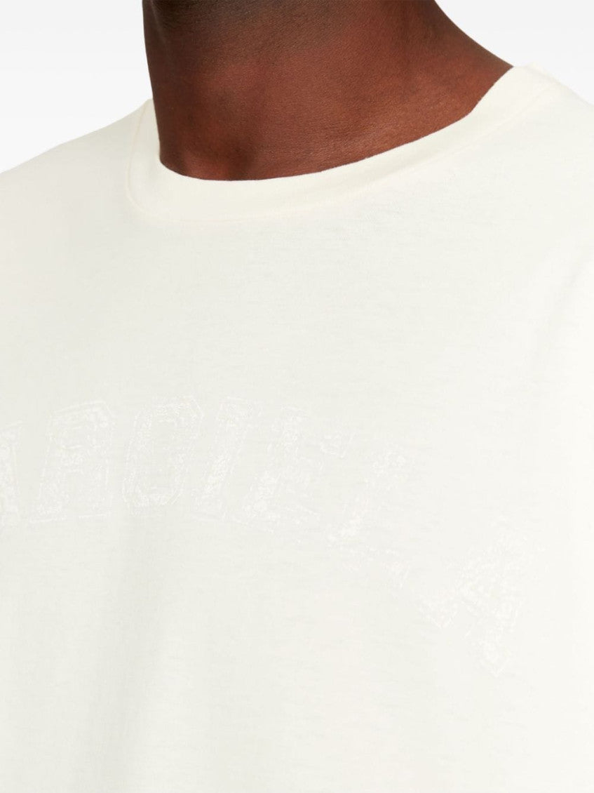 Beige Crew Neck T-shirt 7