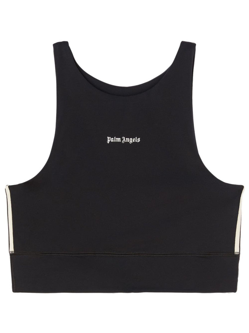 Black Logo Print Top 1