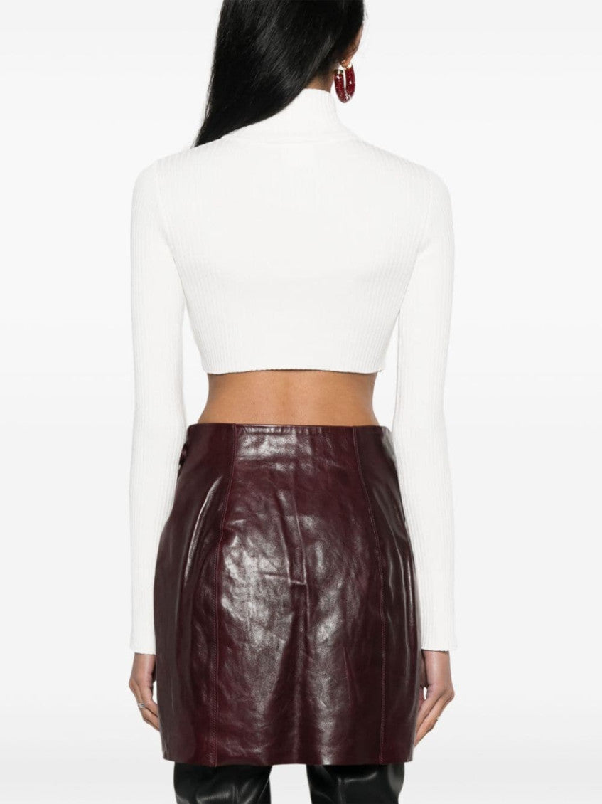 White Cut-out Jumper 6