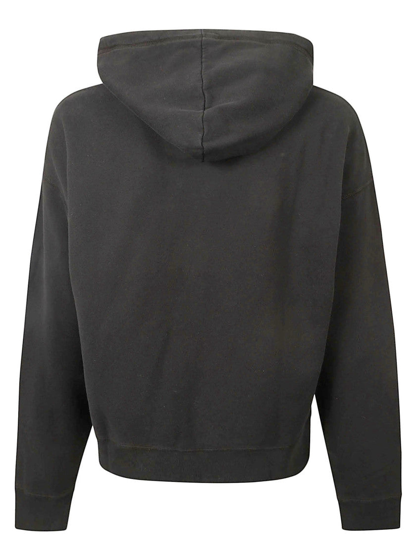 Black Logo Print Hoodie 3