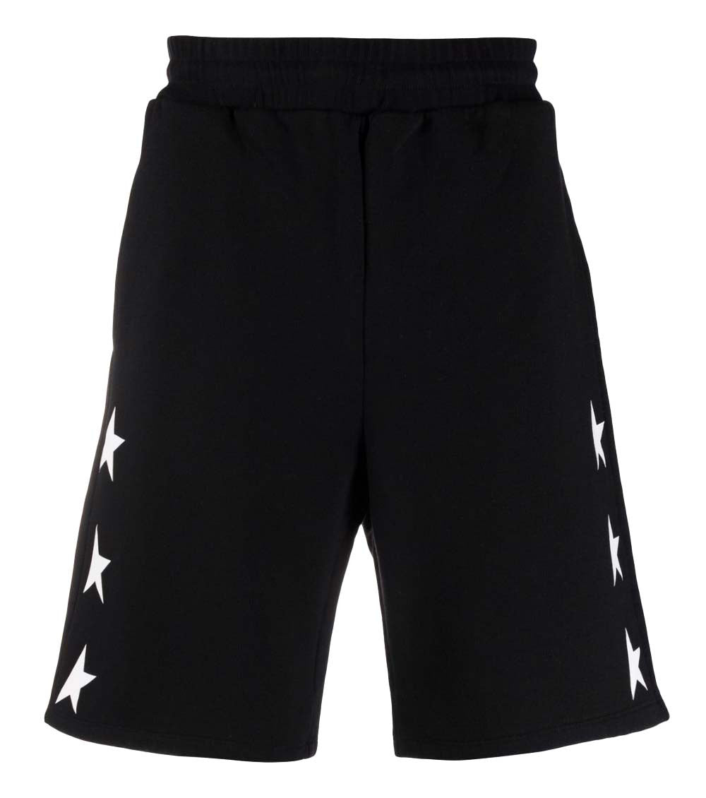 Black  Star Print Shorts 1