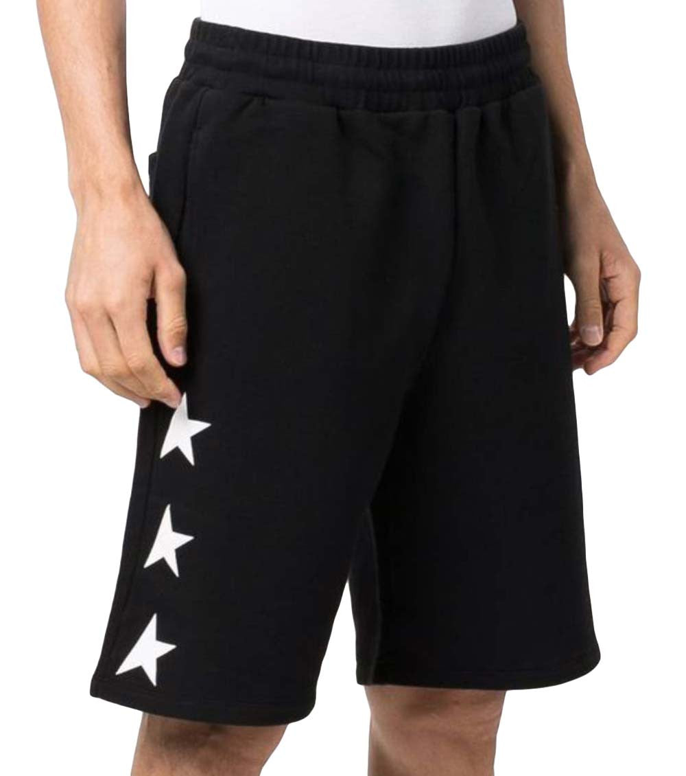 Black  Star Print Shorts 2