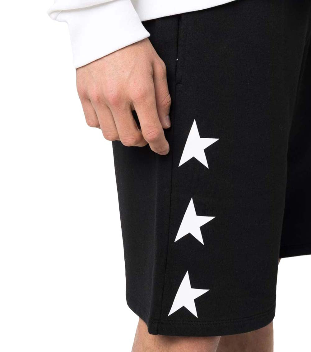Black  Star Print Shorts 3