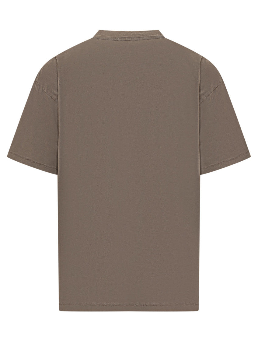 Brown Crew Neck T-Shirt 2