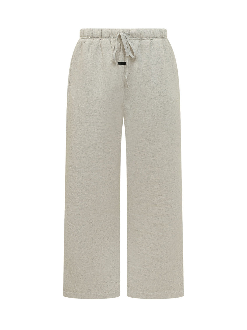 Grey Loose Drawstring Pants 1