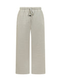 Grey Loose Drawstring Pants 1