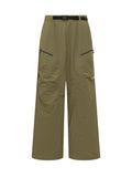 Green Solid Cargo Pant 1