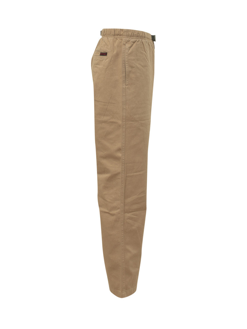 Brown Straight Flat Front Pants 2