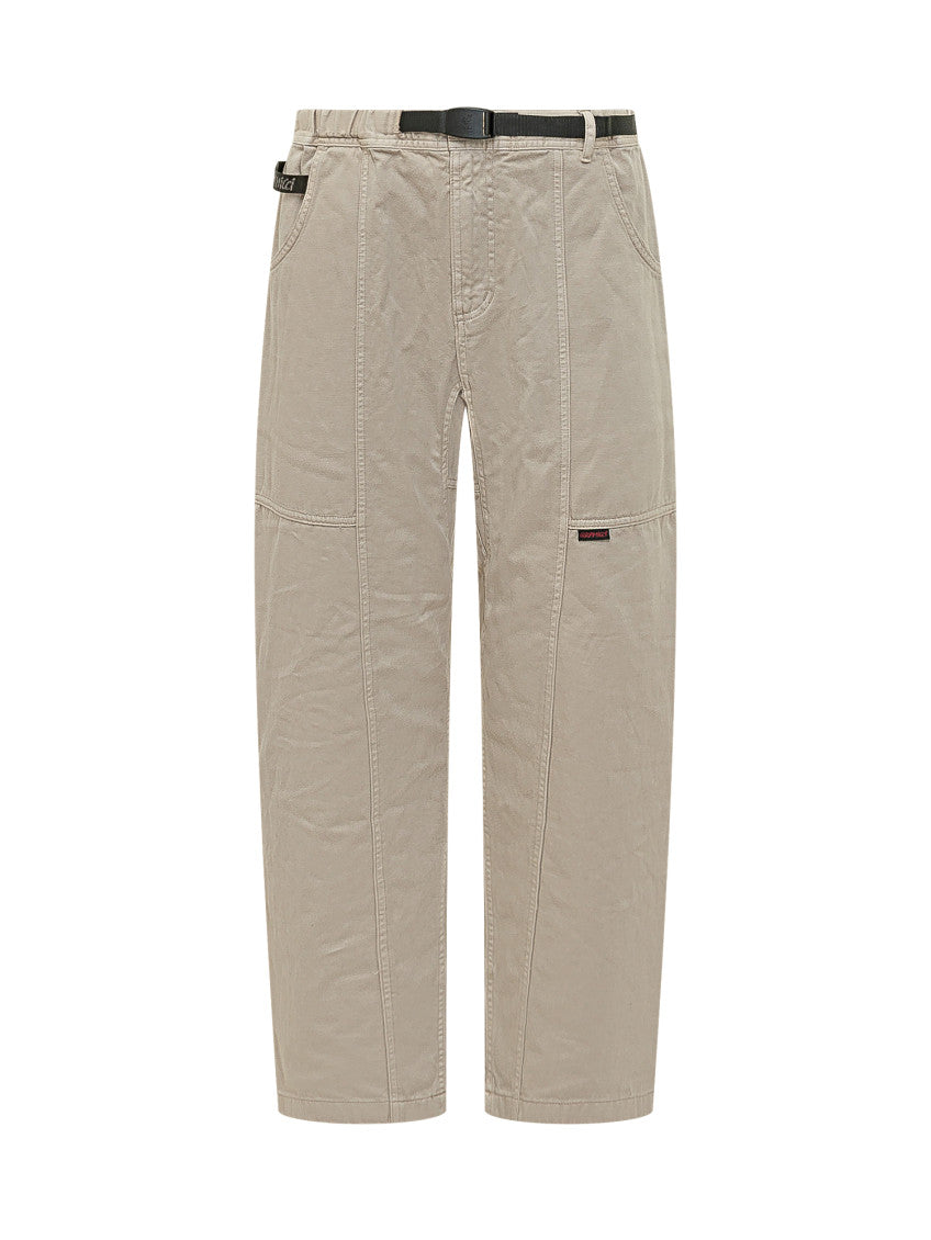 Beige Regular Cargos Pants 1