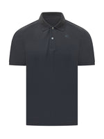 Navy Blue Logo Shirt Collar Polo 1
