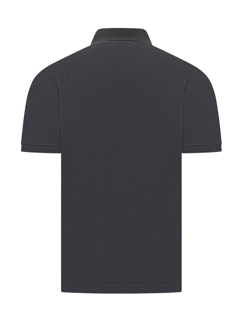 Navy Blue Logo Shirt Collar Polo 2