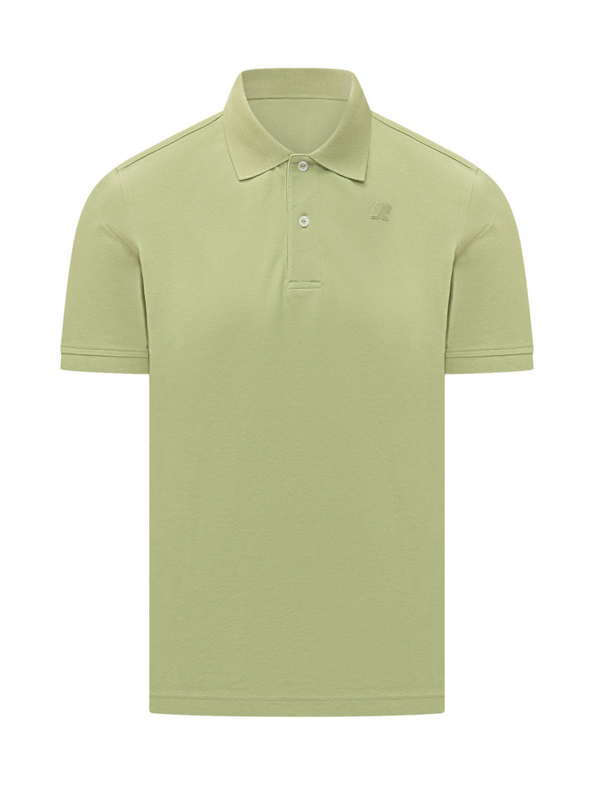 Green Logo Shirt Collar Polo 1