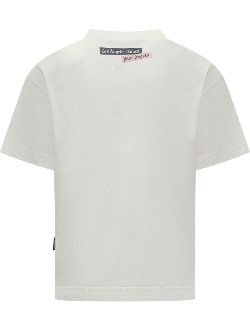 White Crew Neck T-Shirt 2