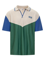 Multicolor Color Block Logo Polo 1