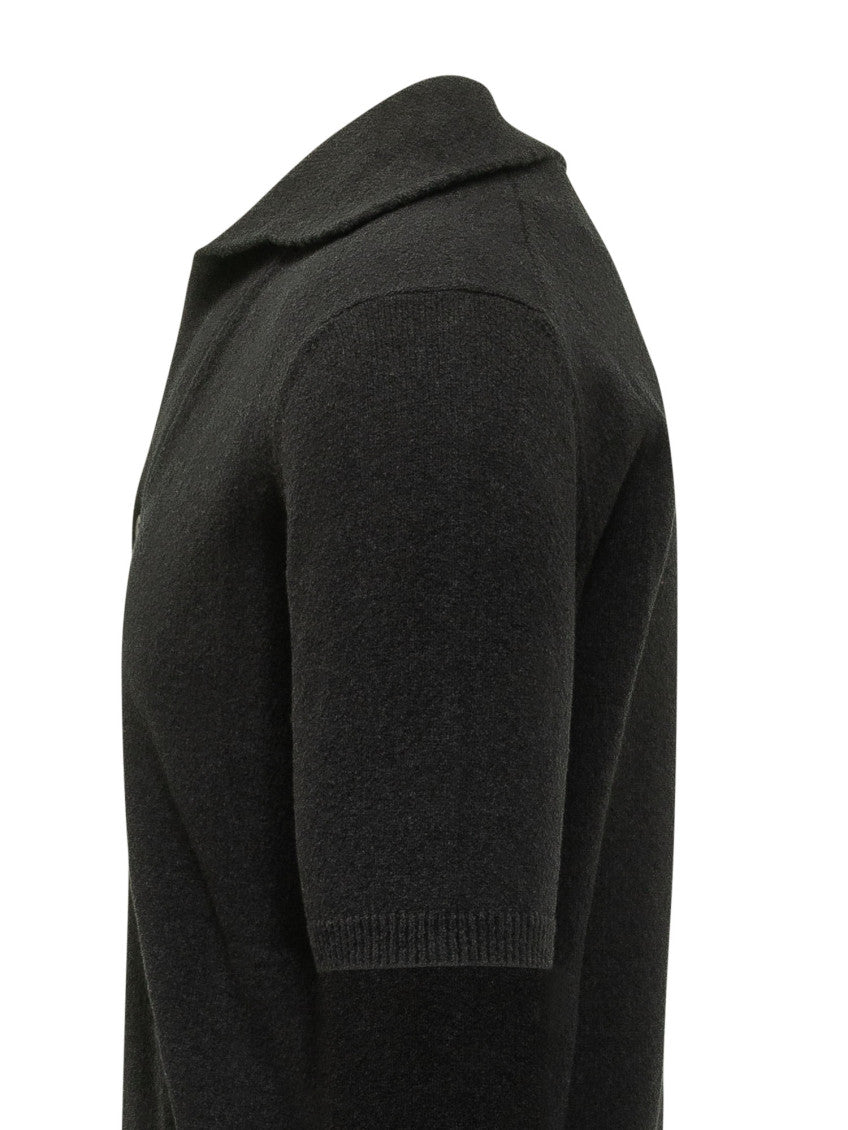 Black Logo Shirt Collar Polo 3