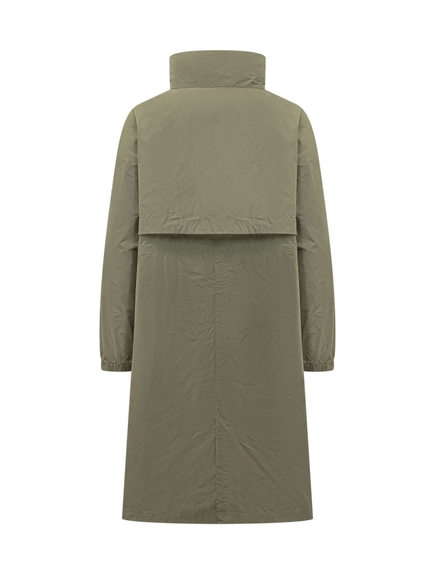 Green Logo Mock Collar Jacket 2