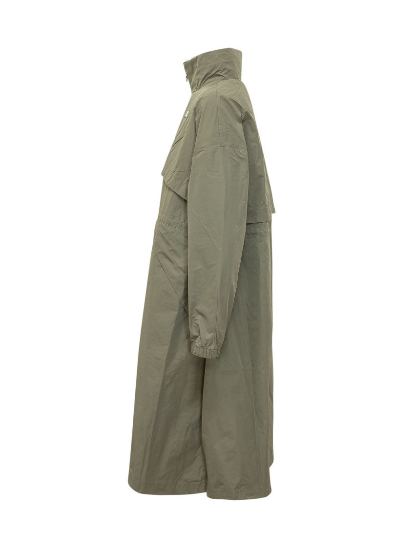 Green Logo Mock Collar Jacket 3