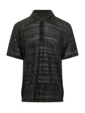 Black Textured Shirt Collar Polo 1