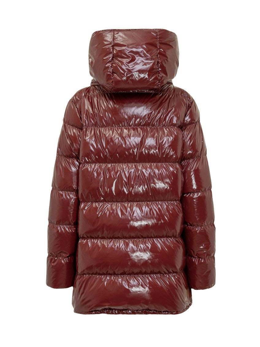 Red Quilted Hood Jacket 2