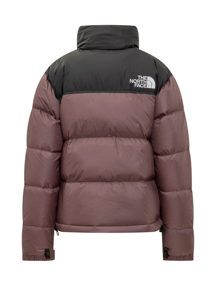 Purple Logo Puffer Band Collar Jacket 2