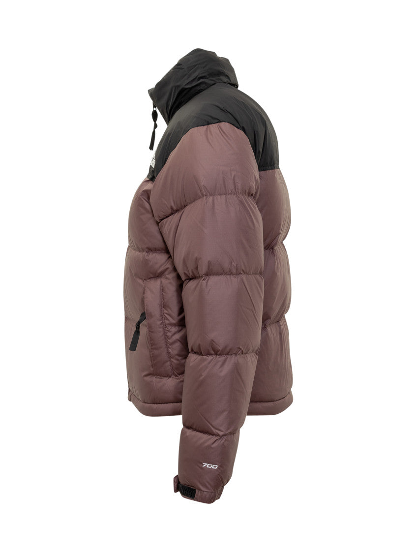 Purple Logo Puffer Band Collar Jacket 3