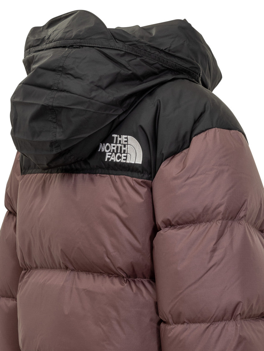 Purple Logo Puffer Band Collar Jacket 4