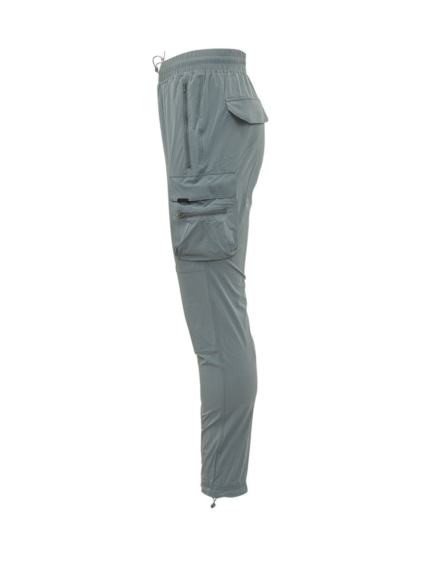 Light Grey Relaxed Cargos Pants 2