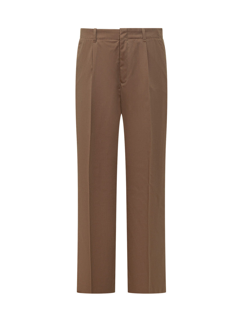 Brown Straight Chinos Pants 1